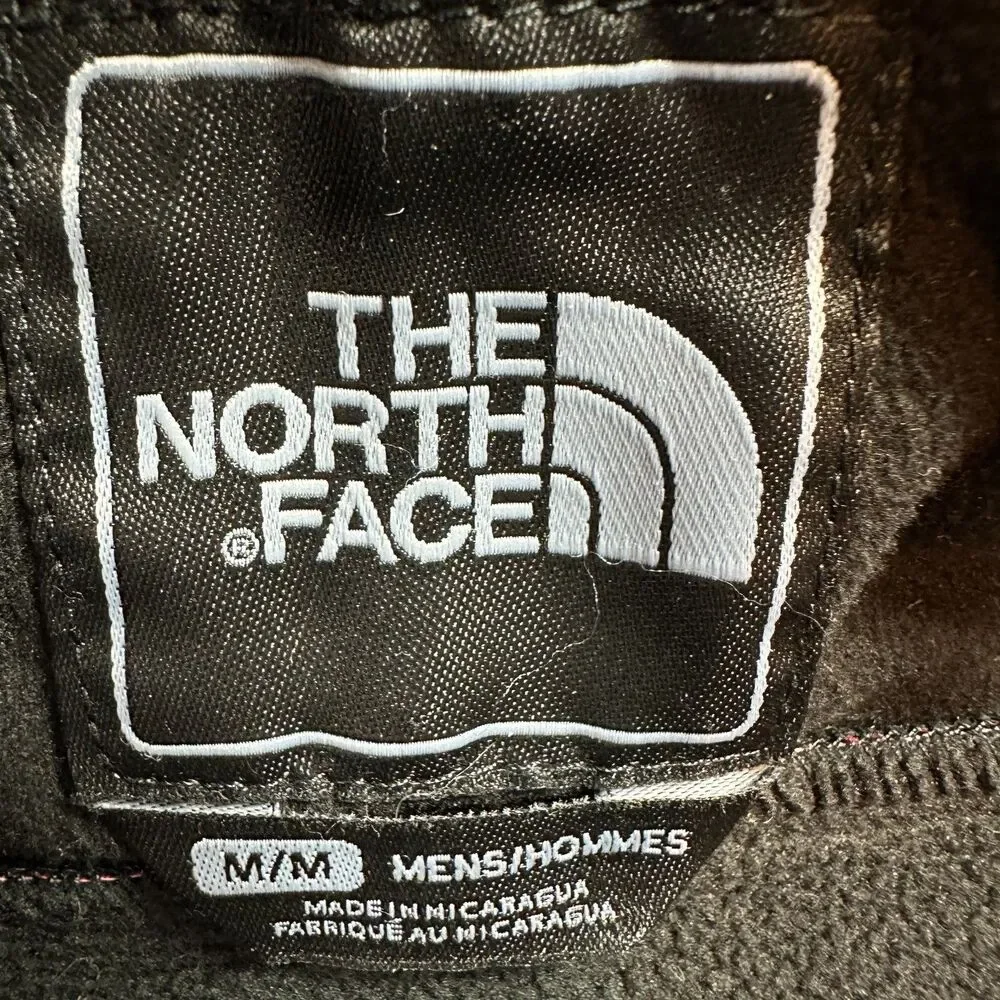 The North Face Apex Softshell Jacket Mens Medium M Red Black Full Zip Outdoor